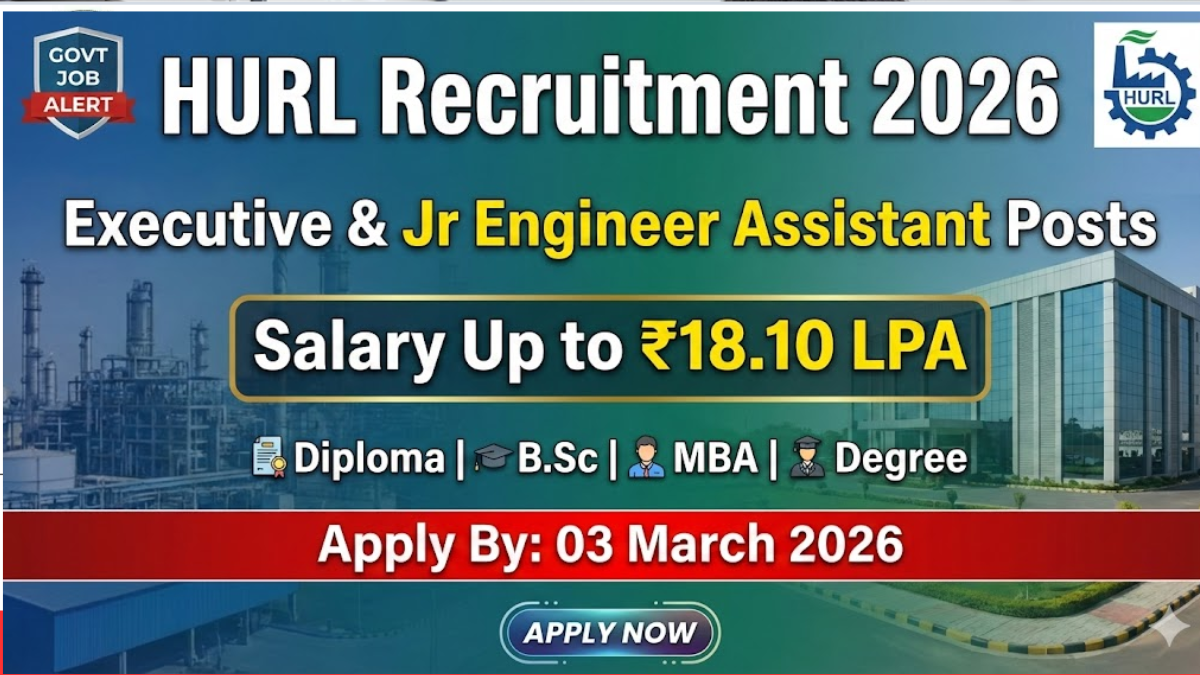 HURL JE Recruitment 2026