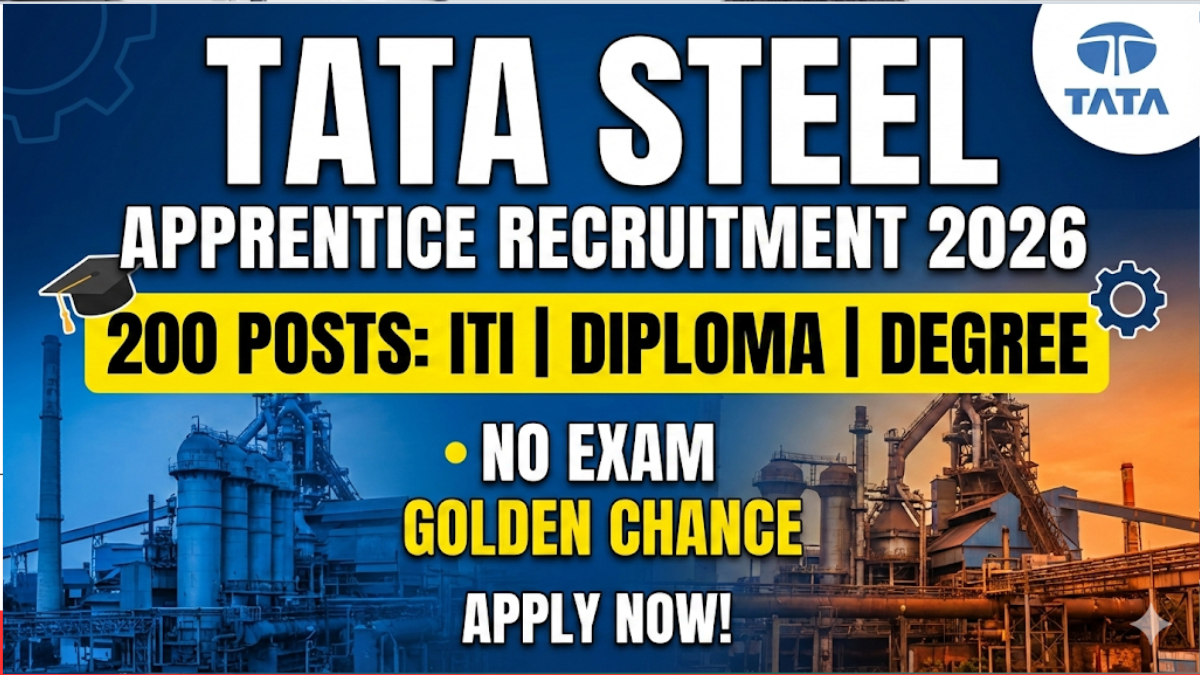 Tata Steel Apprentice Recruitment 2026