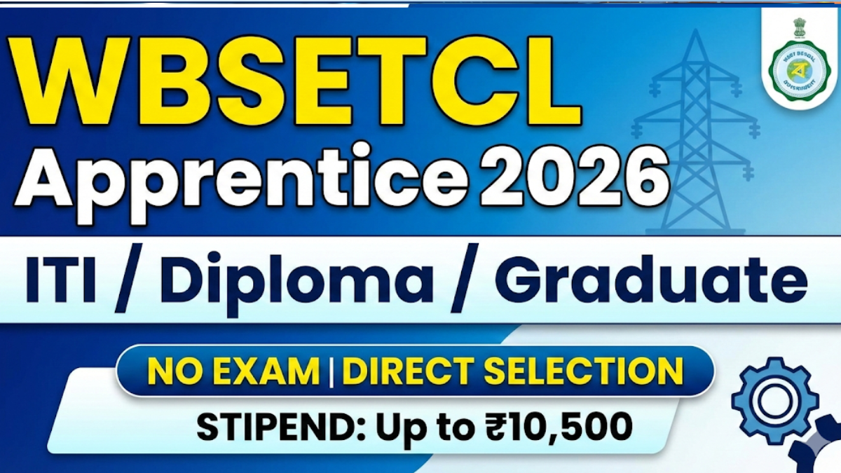 wbsetcl Recruitment 2026