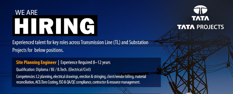 Tata Projects Recruitment 2026