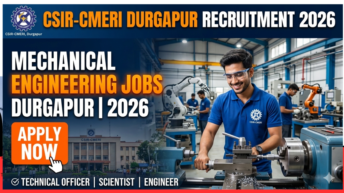 CSIR-CMERI Durgapur Recruitment 2026
