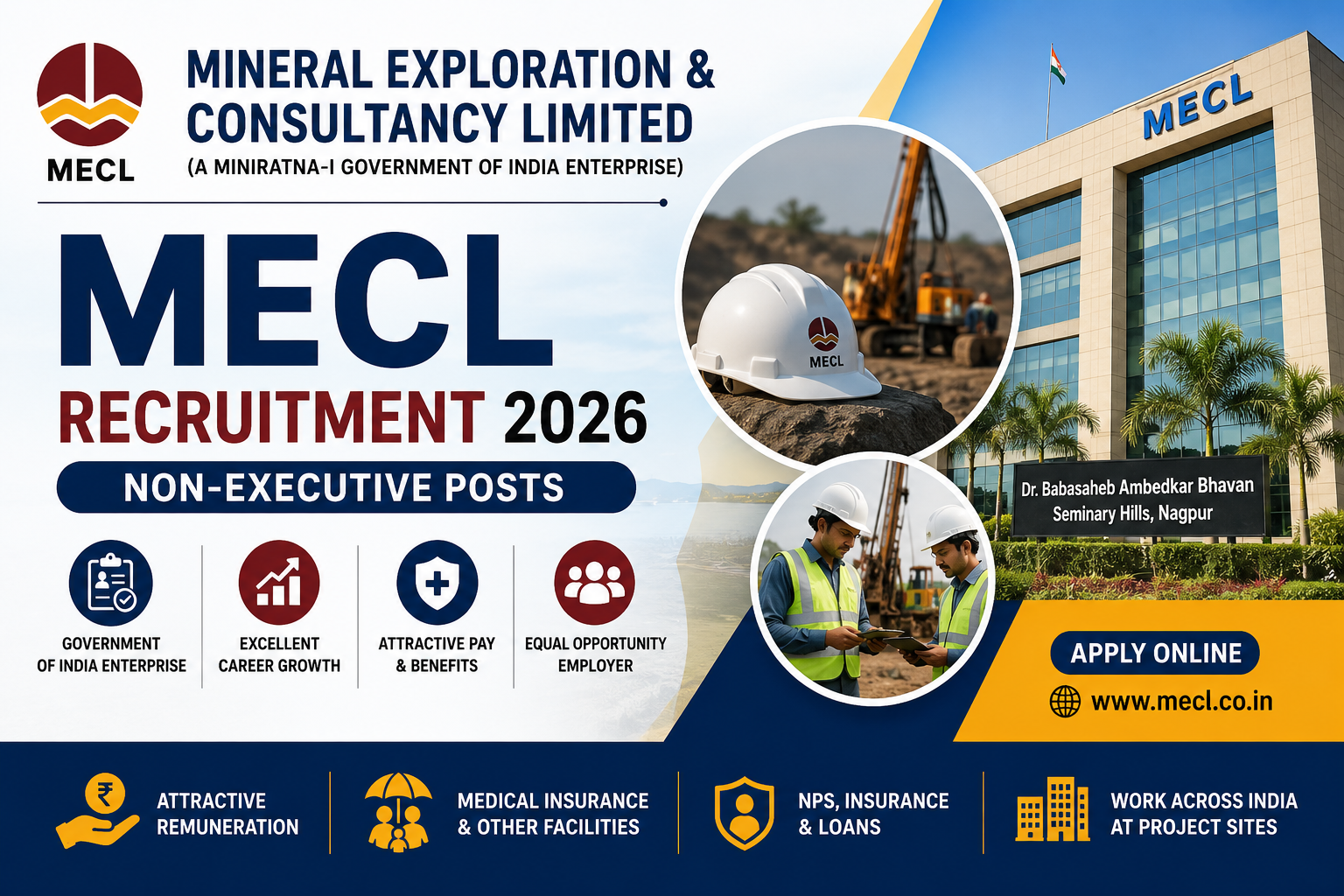 MECL Recruitment 2026 Non-Executive Posts